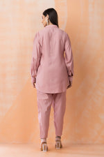 Embroidered Silk Co-ord Set