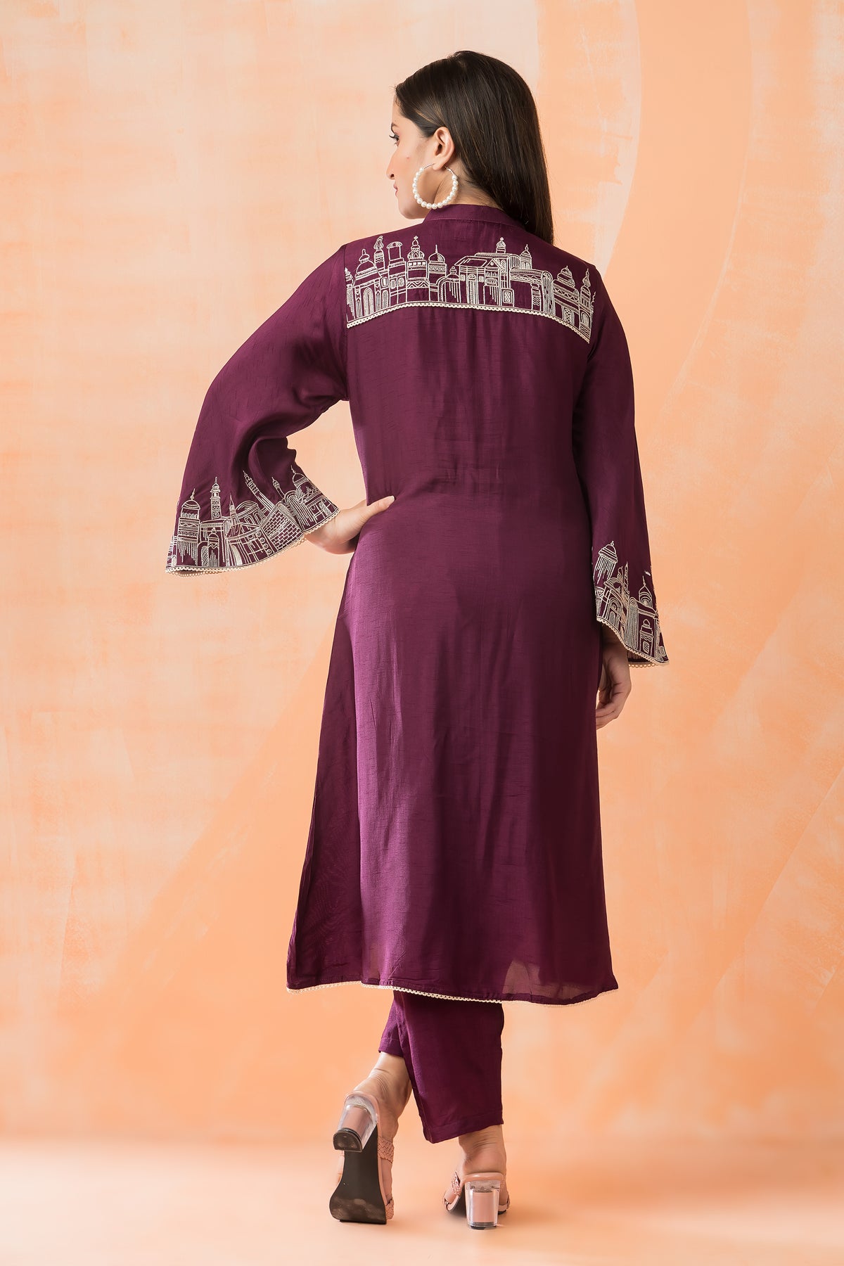 Silk Kurti-Pant Set