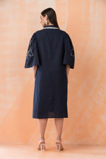 Knee Length Designer Cotton Dress