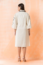 Knee Length Designer Cotton Dress