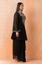 Designer top with Dhoti Drapes