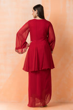 Designer top with Dhoti Drapes