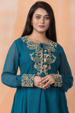 Stylish Georgette top and Dhoti Set