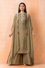 Three piece Designer Dress with Jacket