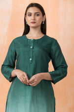 Silk Dyed Kurta Pant set