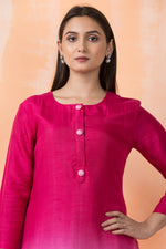 Silk Dyed Kurta Pant set