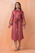 Knee Length Designer Cotton Dress