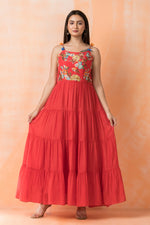 Designer Layered Cotton Gown