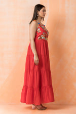 Designer Layered Cotton Gown