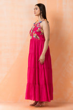 Designer Layered Cotton Gown