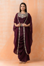 Three piece Designer Dress with Jacket