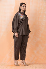 Designer Cotton Satin Co-ord Set