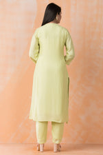 Embroidered Muslin Kurta Pant Set