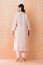 Embroidered Muslin Kurta Pant Set