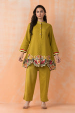 Embroidered Cotton Co-ord Set