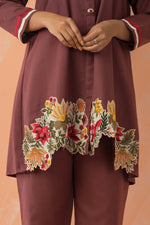 Embroidered Cotton Co-ord Set