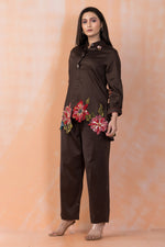 Embroidered Cotton Co-ord Set