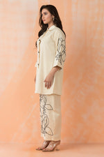 Embroidered Cotton Co-ord Set