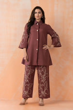 Embroidered Cotton Co-ord Set