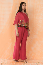 Designer Off Shoulder Top and Palazzo Pant Set