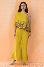 Designer Off Shoulder Top and Palazzo Pant Set