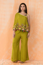 Designer Off Shoulder Top and Palazzo Pant Set