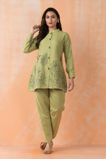 Embroidered Cotton Co-ord Set