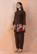 Embroidered Cotton Co-ord Set