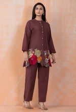 Embroidered Cotton Co-ord Set