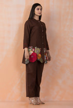 Embroidered Cotton Co-ord Set