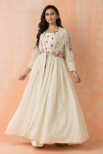 Three piece Designer Dress with Jacket