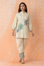 Embroidered Cotton Co-ord Set