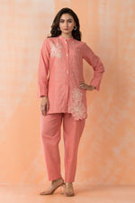 Embroidered Cotton Co-ord Set