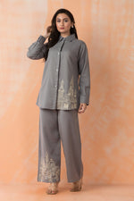 Embroidered Cotton Co-ord Set