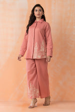 Embroidered Cotton Co-ord Set