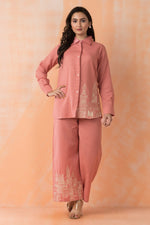 Embroidered Cotton Co-ord Set