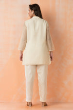 Embroidered Mul Chanderi Co-ord Set