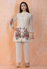 Designer Mul Chanderi Co-ord Set
