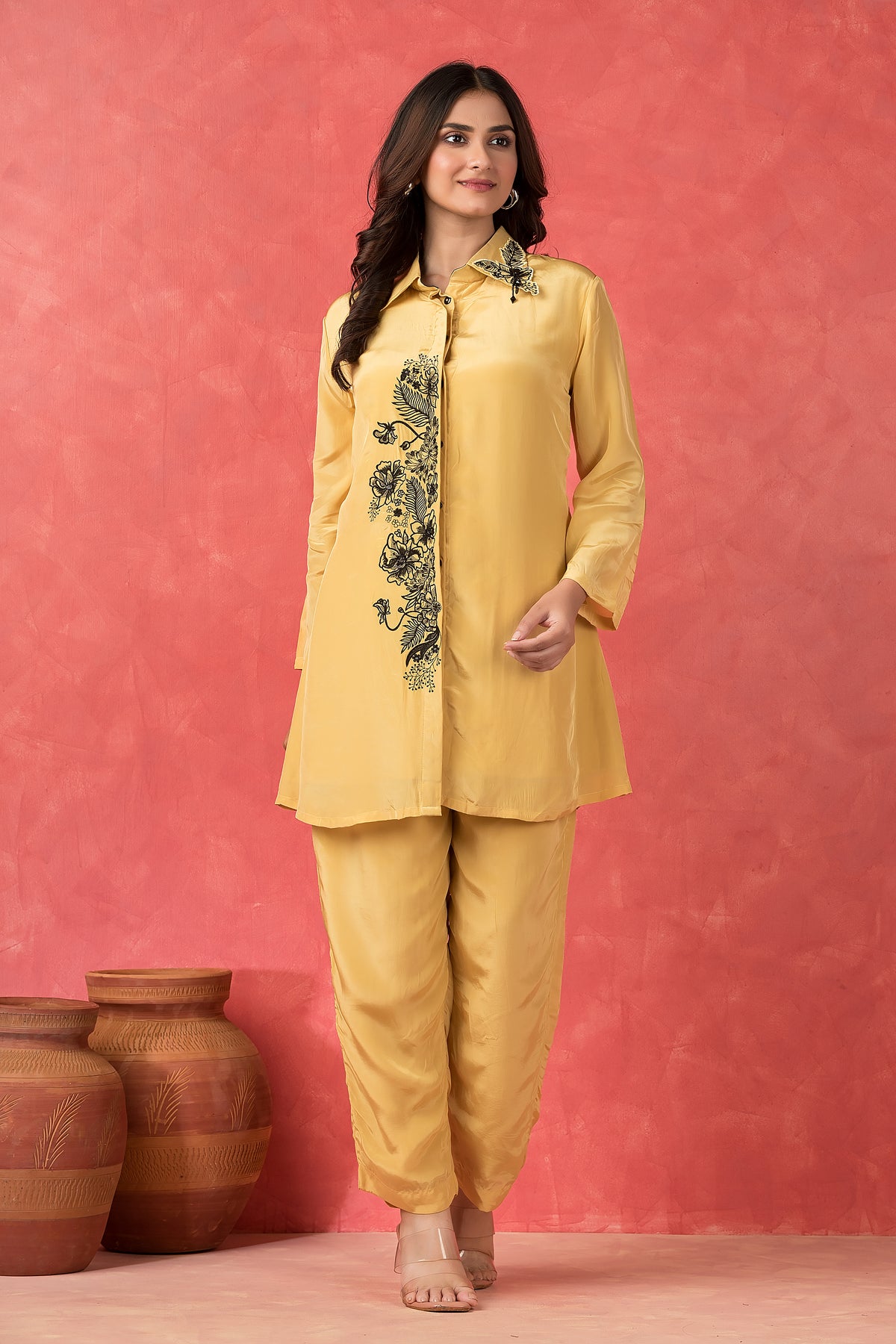 Floral Thread Work Cord set