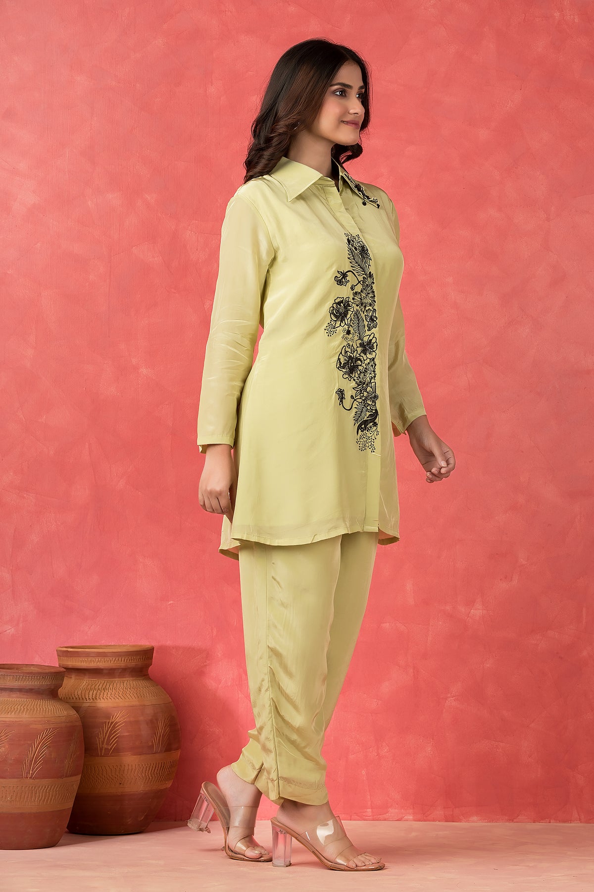 Floral Thread Work Cord set