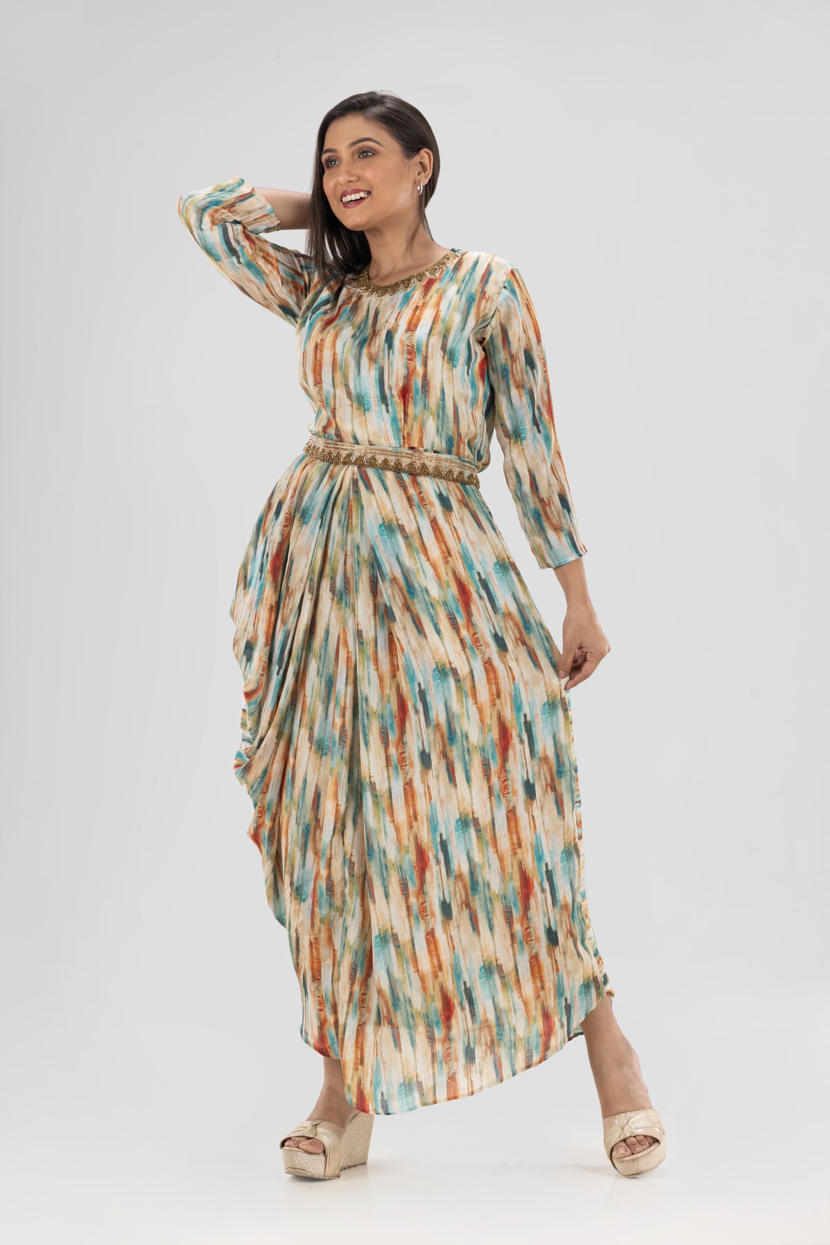 Modern Multicolor Dress