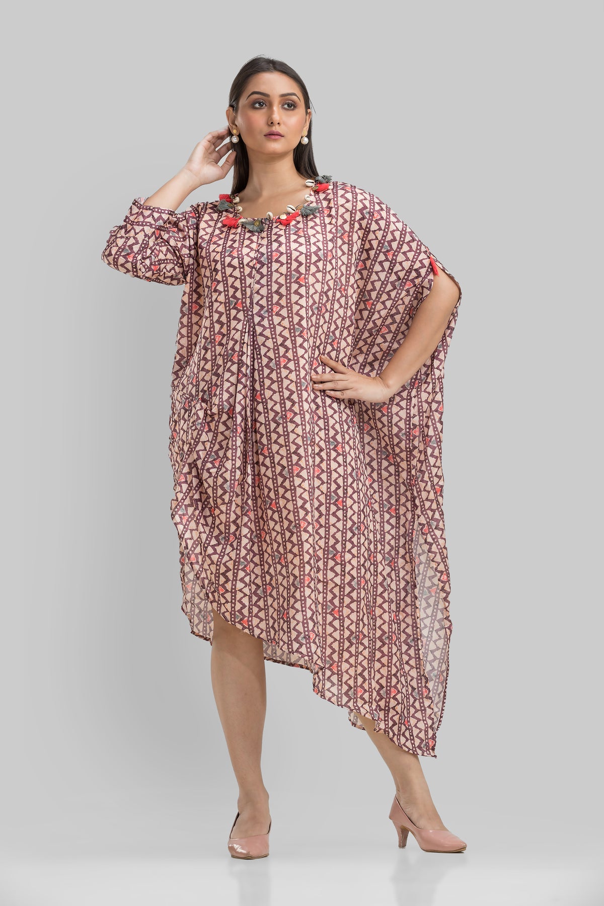 Printed Indo-Western dress