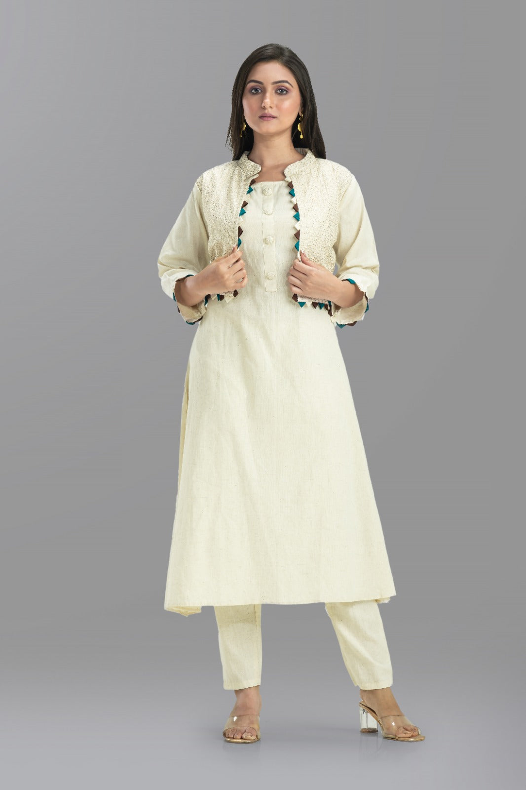 Designer Cotton Kurta Set