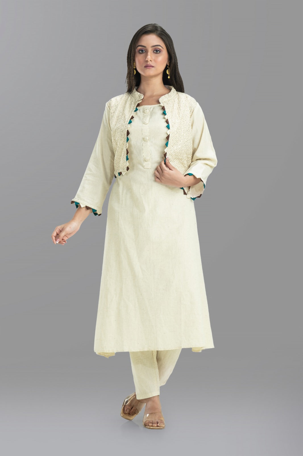 Designer Cotton Kurta Set