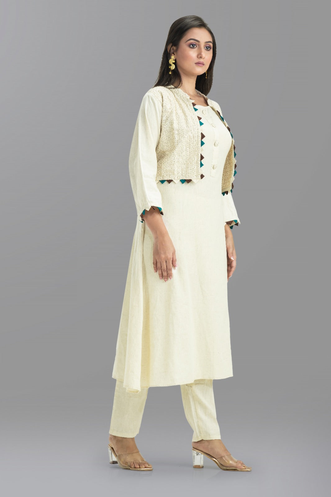 Designer Cotton Kurta Set