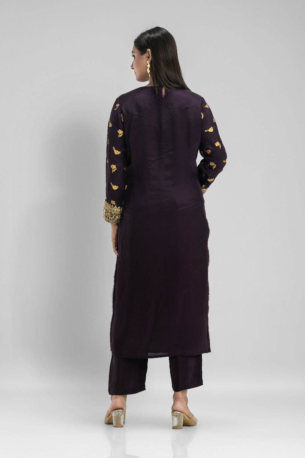 Muslin Kurti & Afghani Pant Set