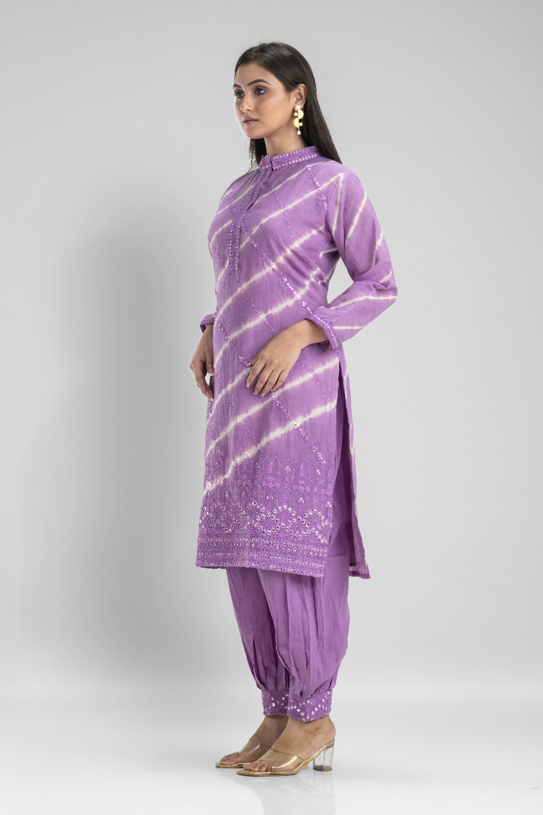 Cotton Kurti & Afghani Pant Set